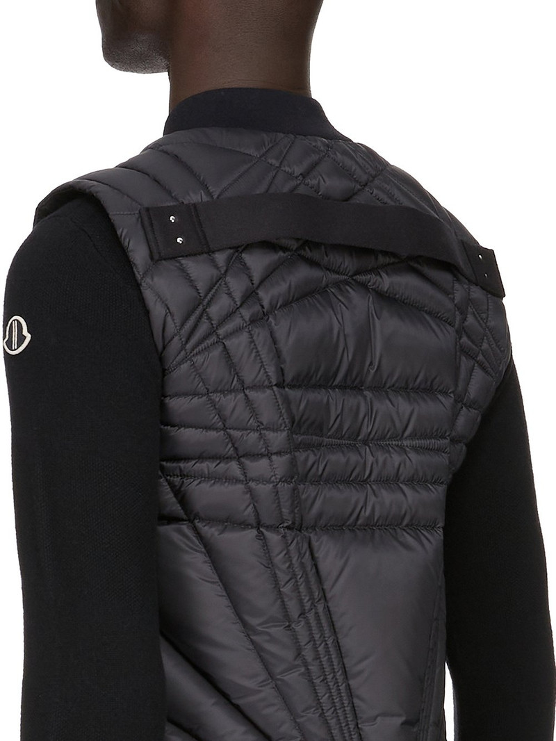 Moncler + Rick Owens Black Megapenta Flight Down Vest 14