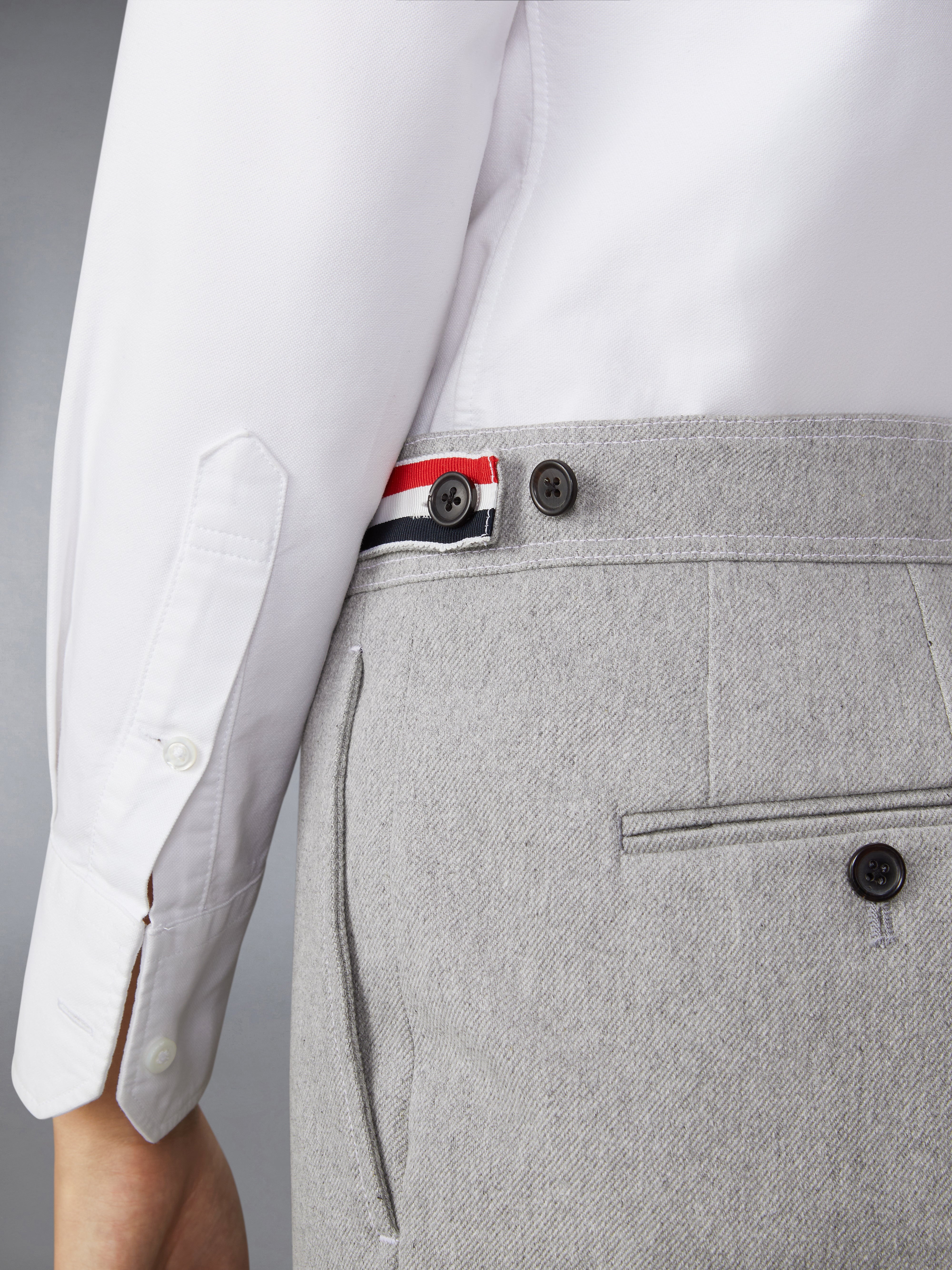 SELVADGE DENIM CHINO SIDE TAB TROUSERS - 6