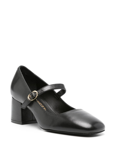 Stuart Weitzman 60mm leather Mary Jane pumps outlook