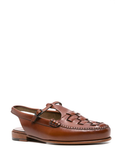 HEREU Roqueta leather loafers outlook