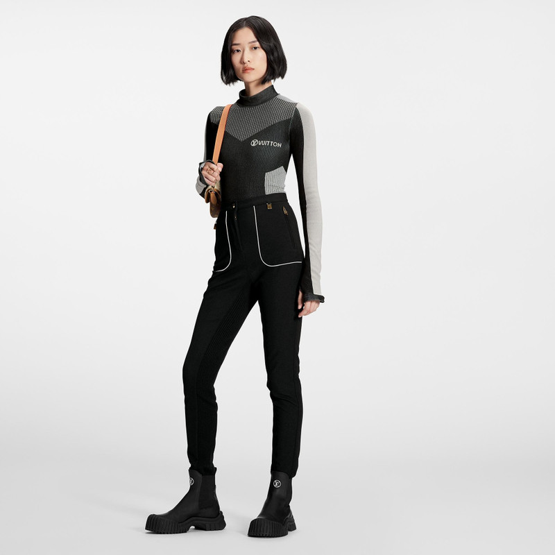 Louis Vuitton Technical Compression Jersey Sports Top outlook