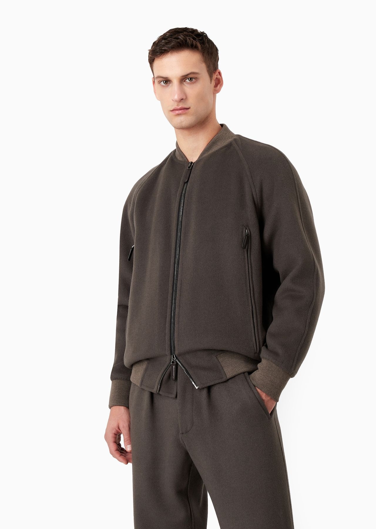 Cashmere Casentino wool blouson - 2