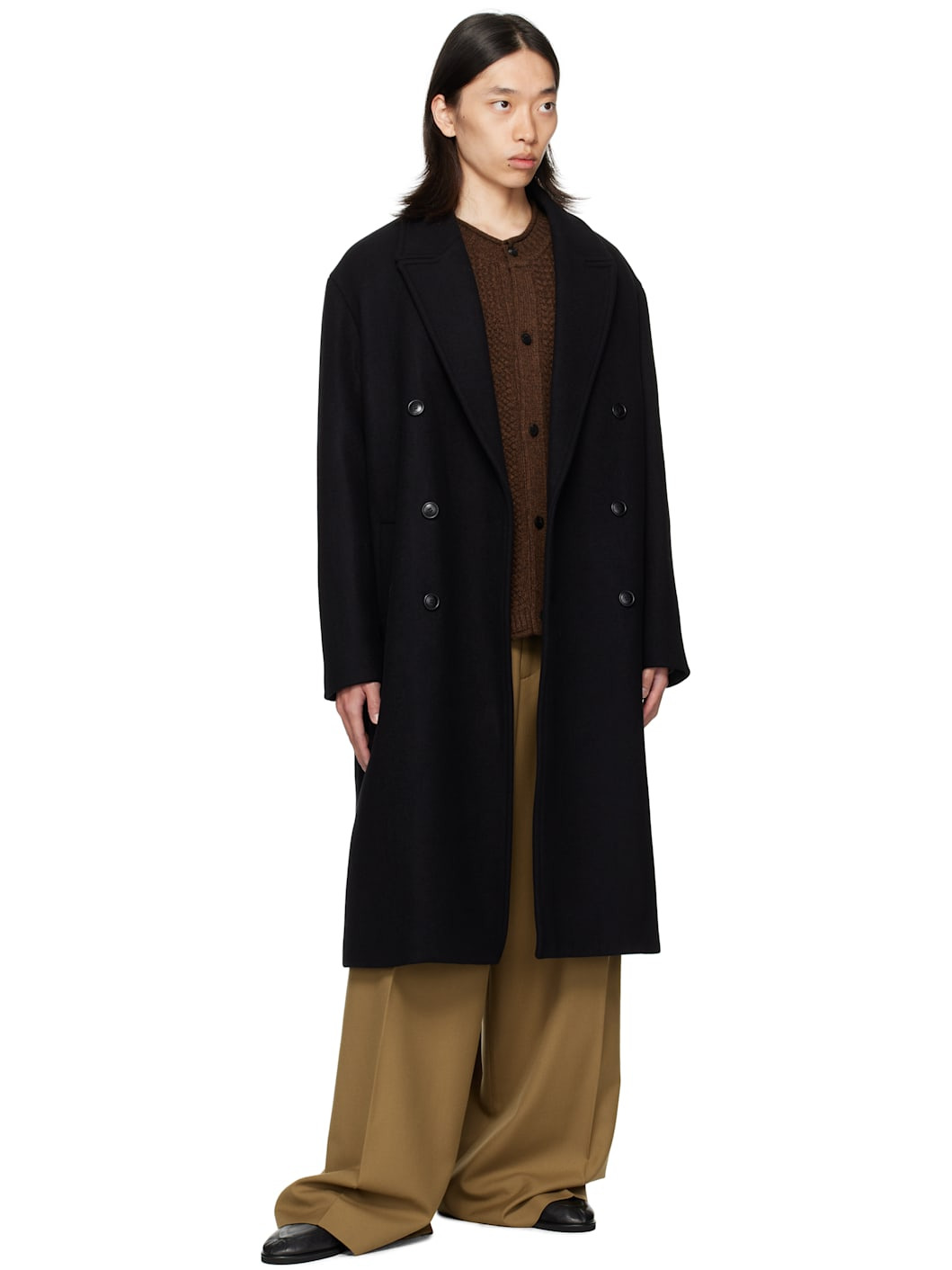 Tan Pleated Trousers - 4