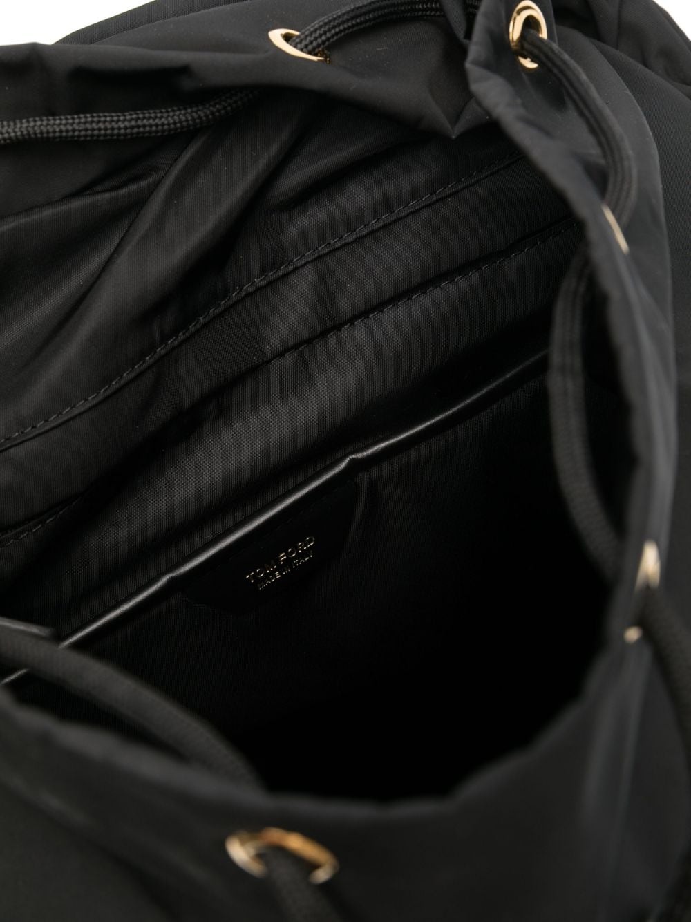 buckle-straps drawstring backpack - 5