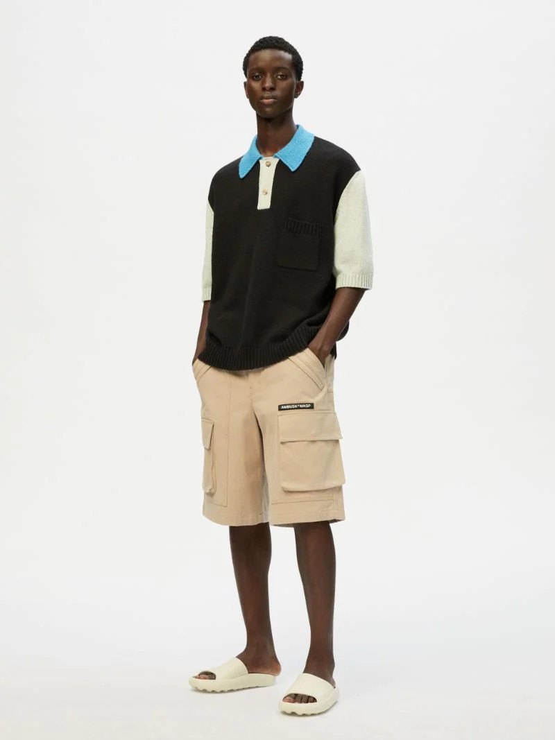 Ambush PANELLED KNIT POLO outlook