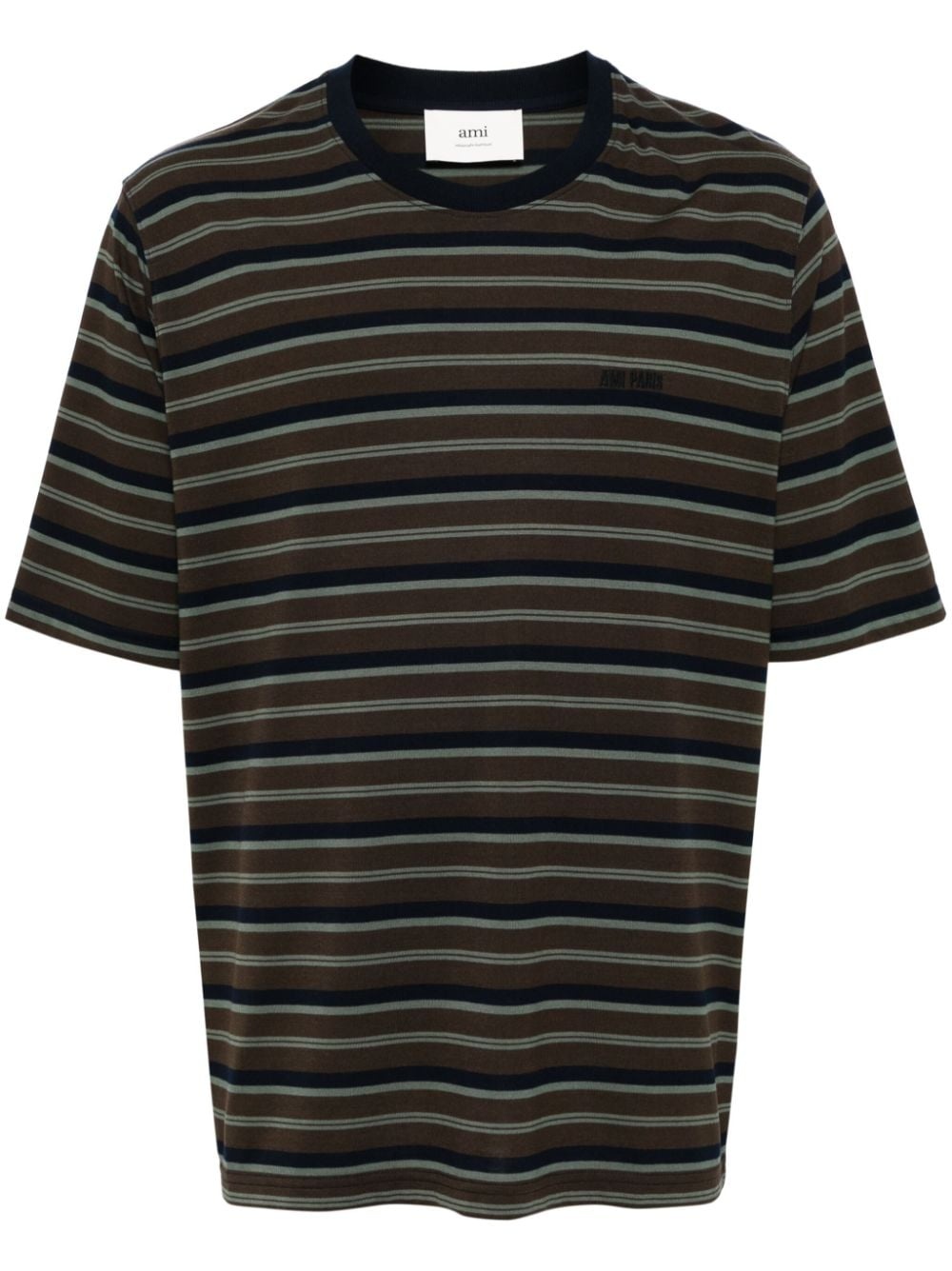 striped T-shirt - 1