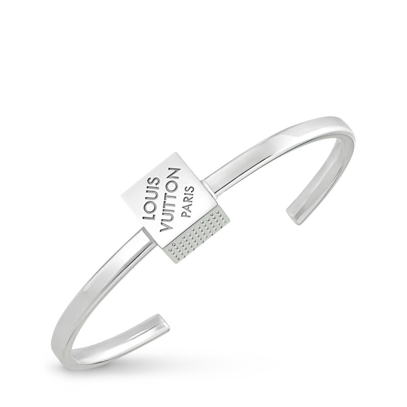 Louis Vuitton LV Cube Bracelet Silver outlook