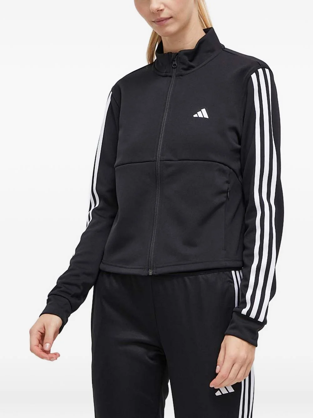 sleeves-stripe sweatshirt - 1