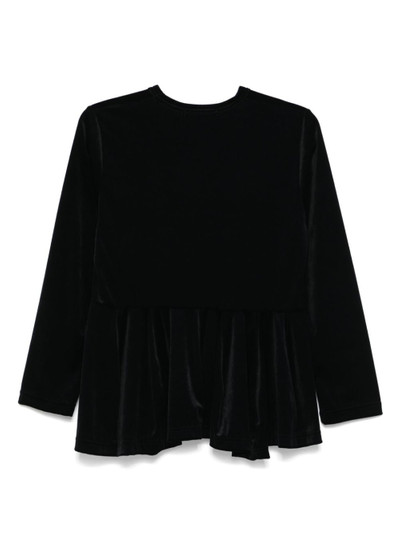 Comme Des Garçons peplum top outlook