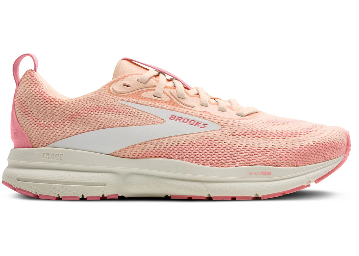 Brooks Trace 4 Tropical Peach Dianthus Grey (Women's) - 1