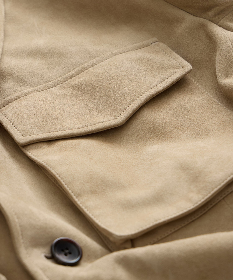 Italian Suede Cartographer's Jacket 9