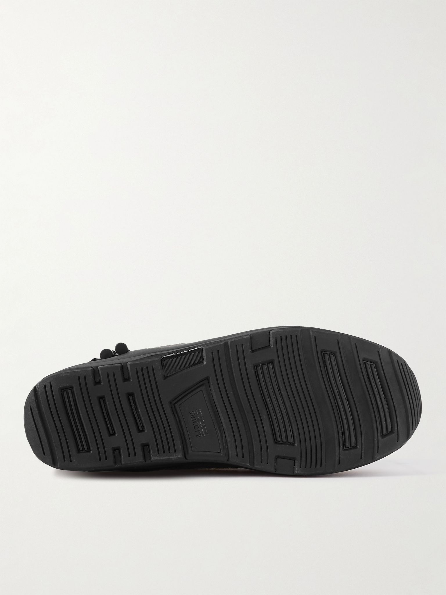 + Suicoke 2 Moncler 1952 Pepper Quilted Nylon Loafers Black - 3
