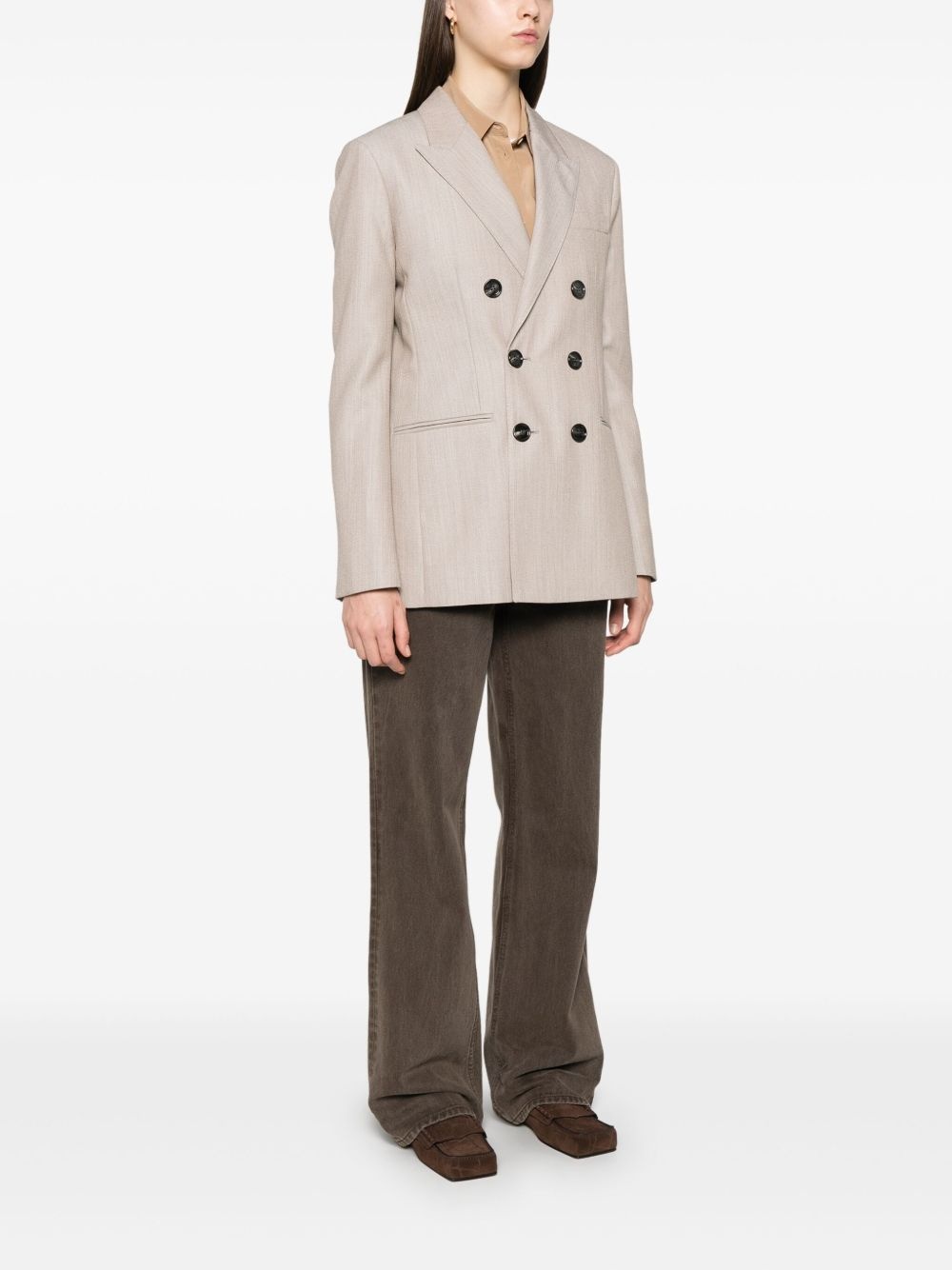 double-breasted blazer - 3