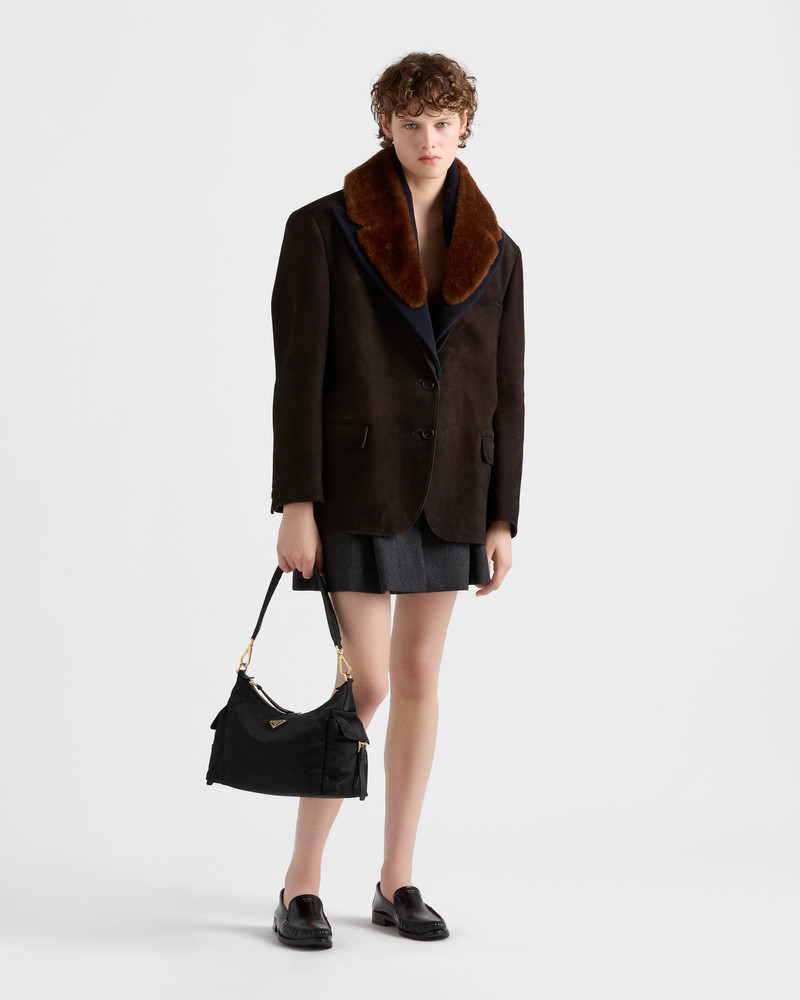 Prada Prada Explore large Re-Nylon and leather bag outlook