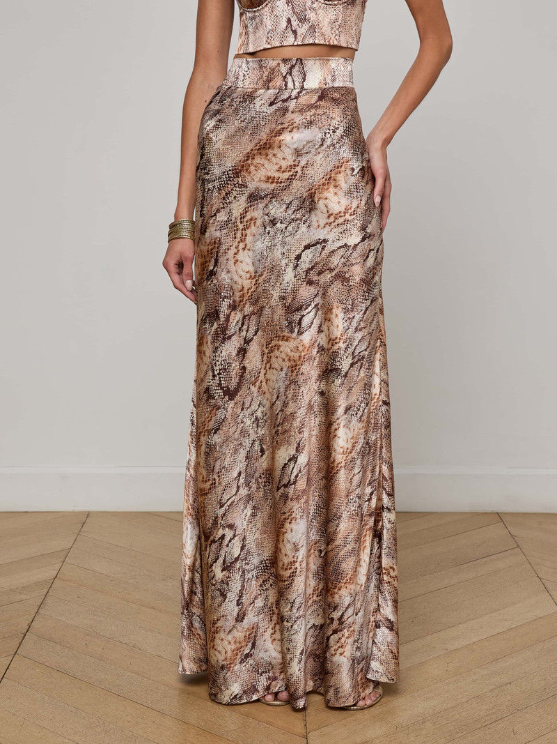Ryker Silk Maxi Skirt 3
