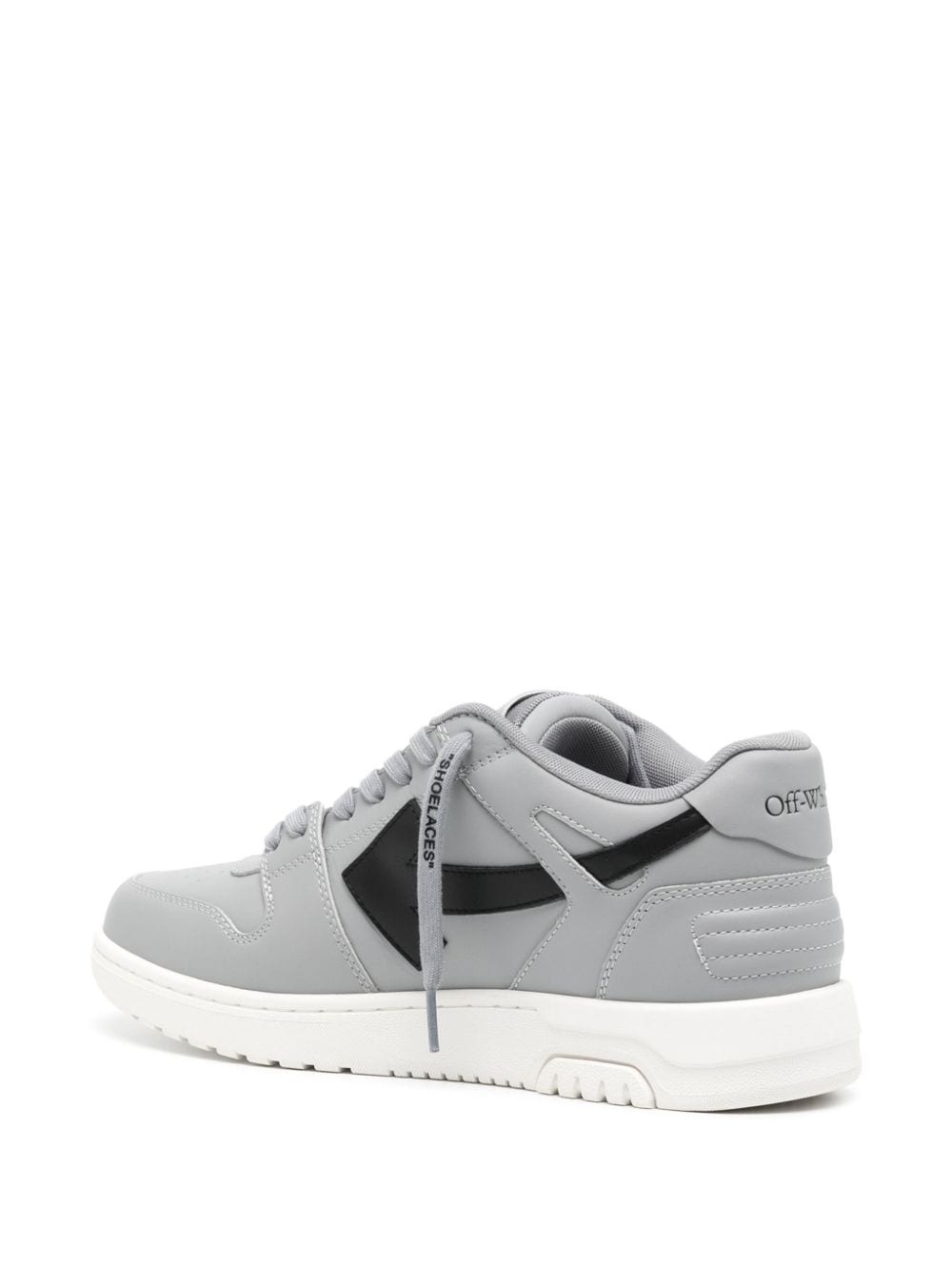 Out Of Office panelled leather sneakers - 3