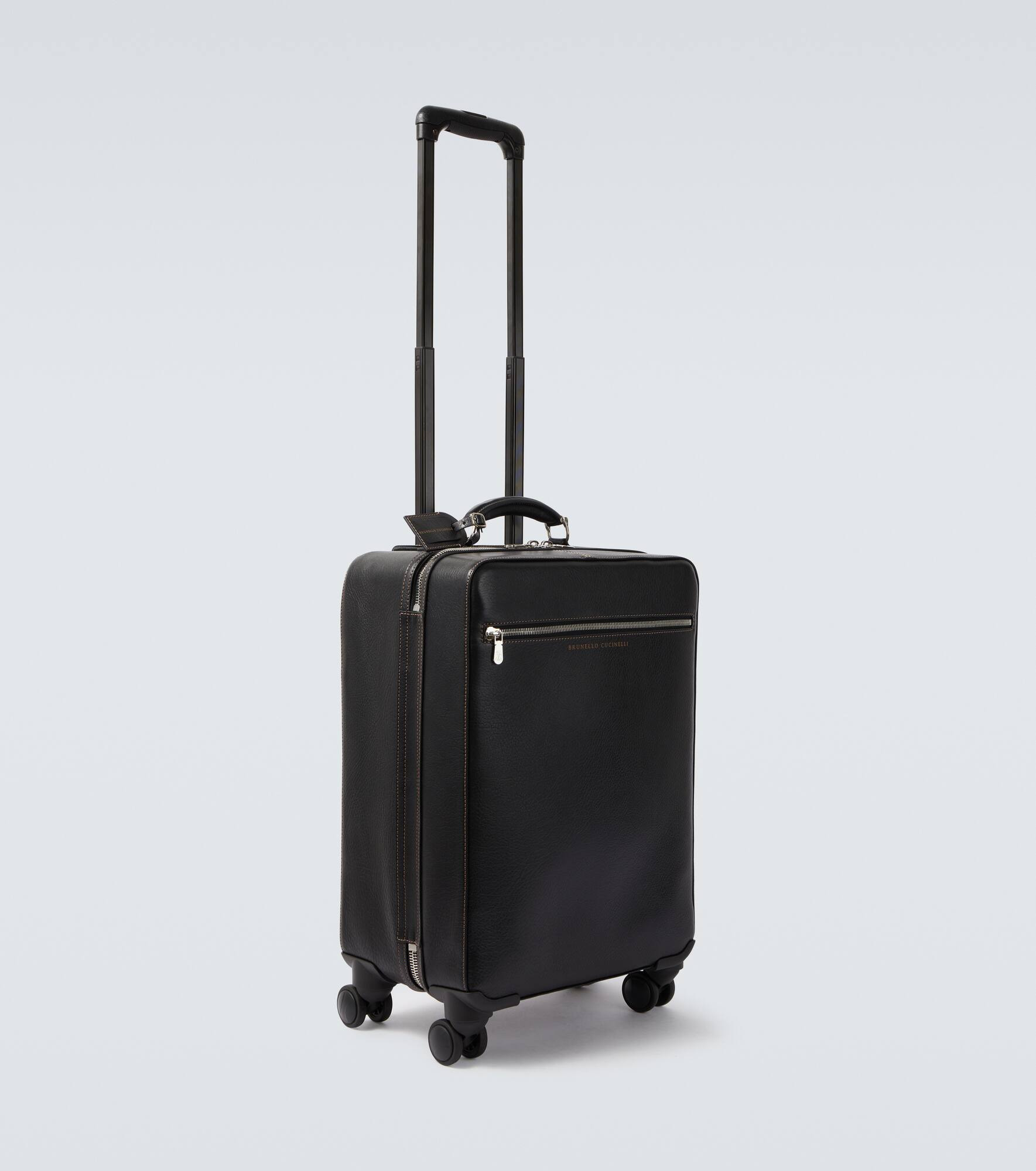 Leather carry-on suitcase - 3