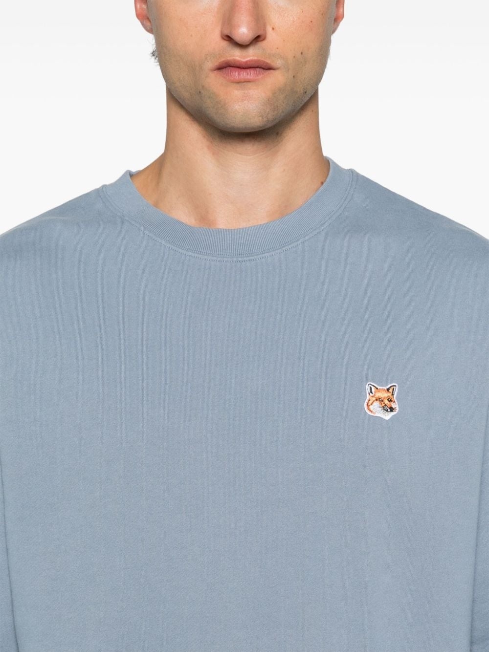 Fox Head-patch sweatshirt - 5