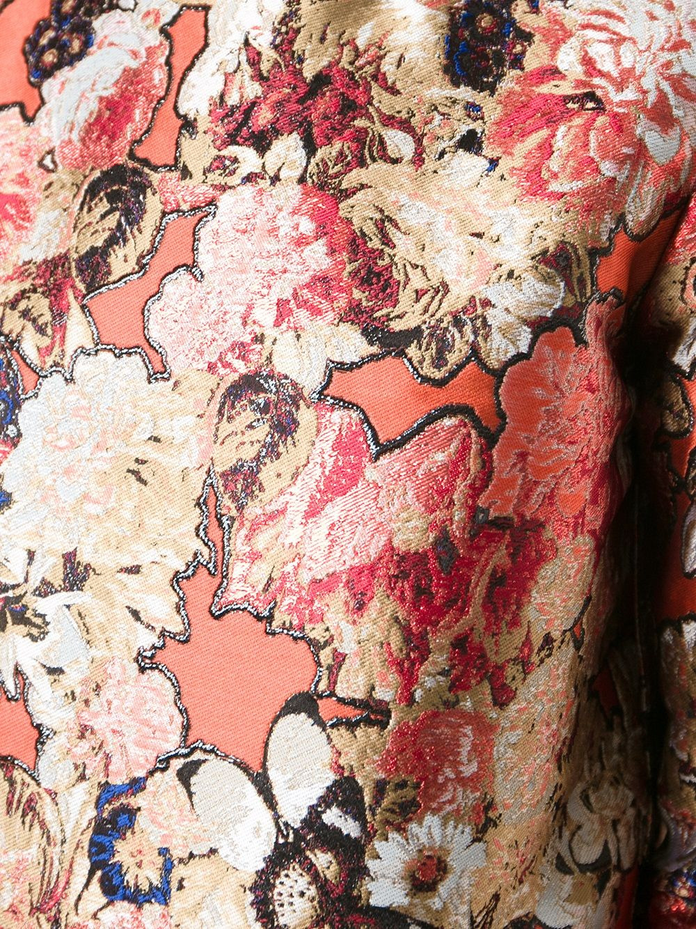 floral embroidered sweatshirt - 5