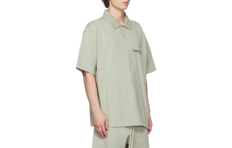 Fear of God Essentials FW21 SSENSE Polo Shirt 'Concrete' FOG-FW21-113 - 4