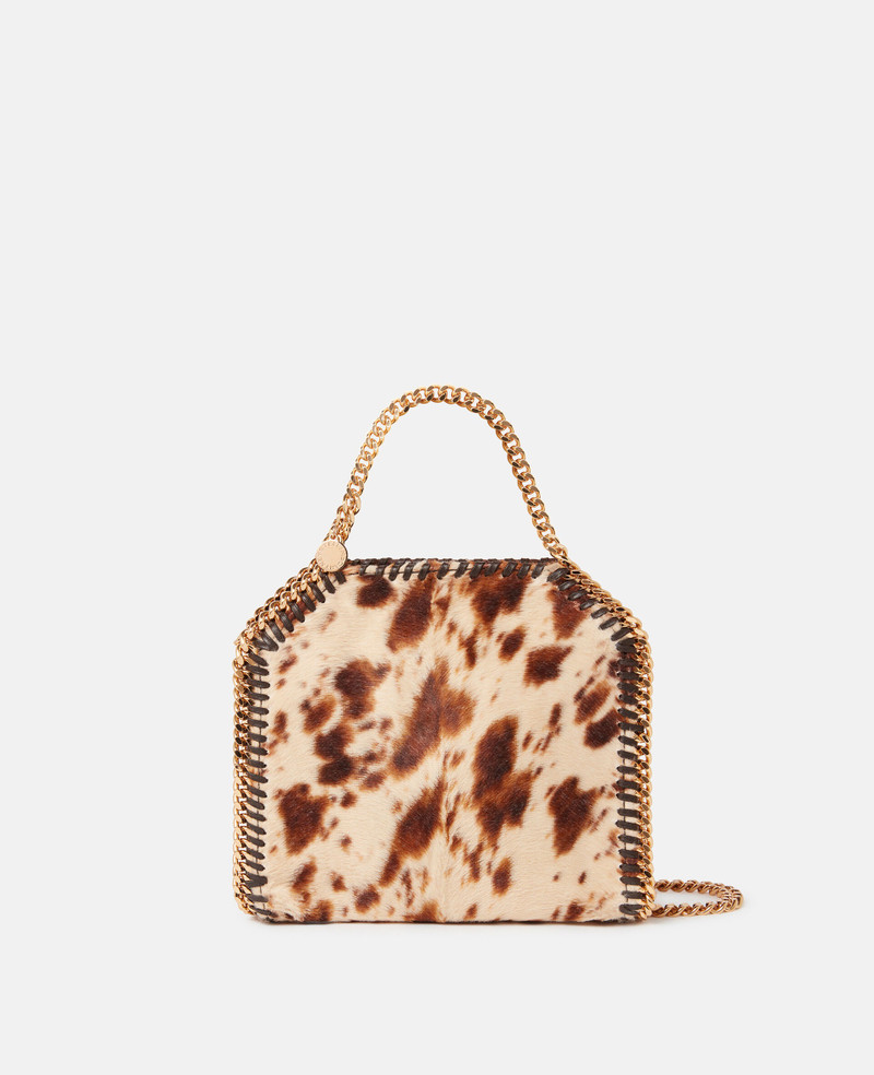 Falabella Appaloosa Print Velvet Tiny Tote Bag 1
