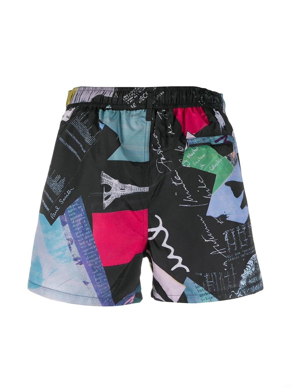 abstract print swimming shorts - 2