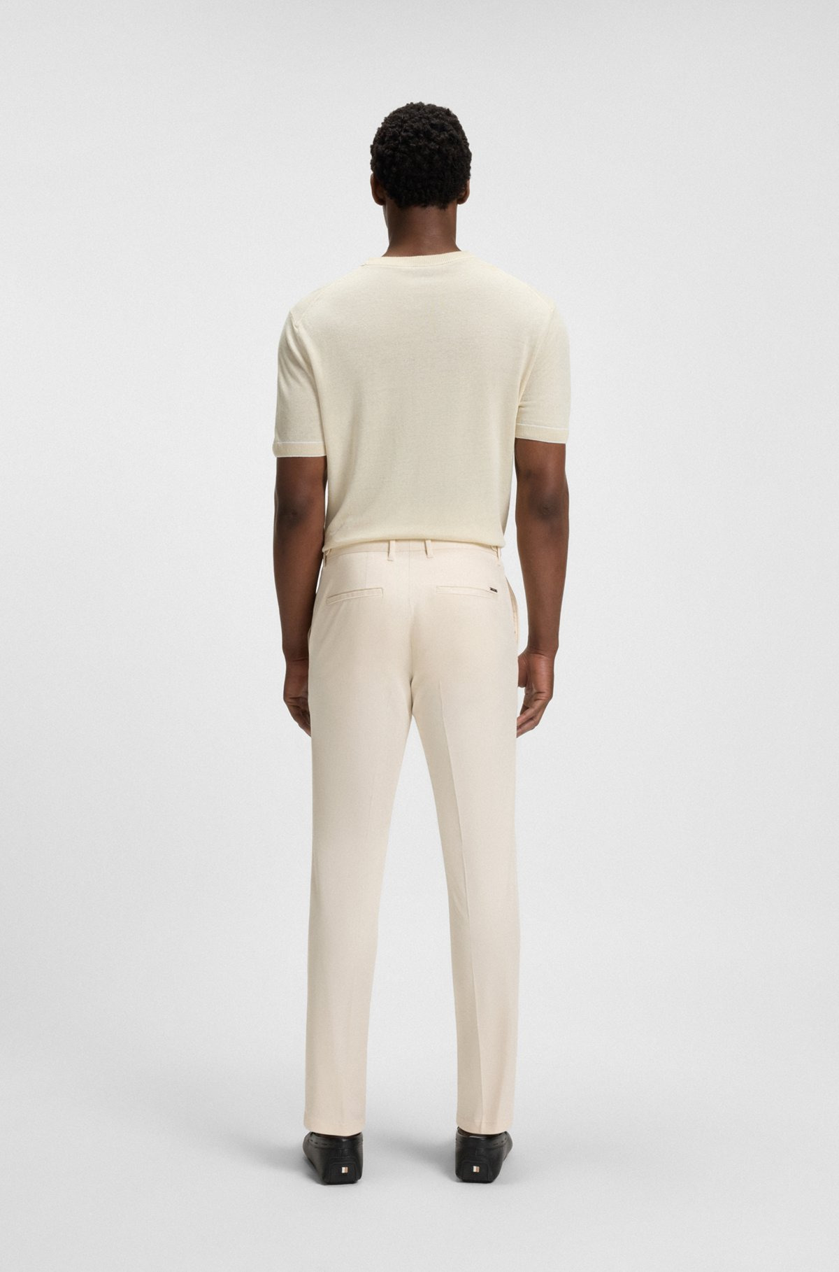 FORMAL TROUSERS IN COMFORT-STRETCH COTTON - 4