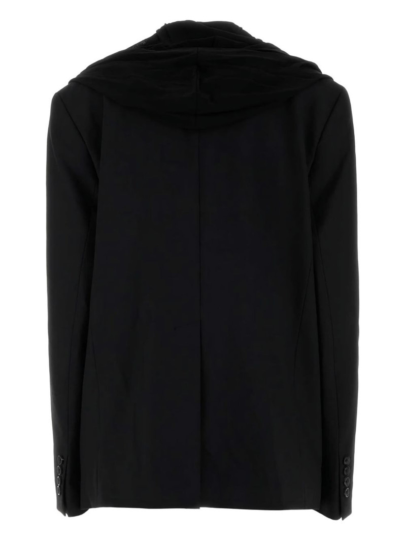 Y/Project draped hooded blazer outlook