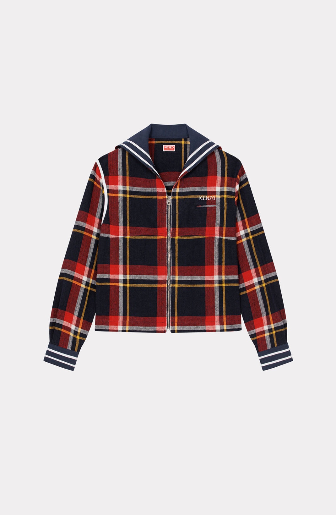 'KENZO Sailor' checked shirt jacket - 1
