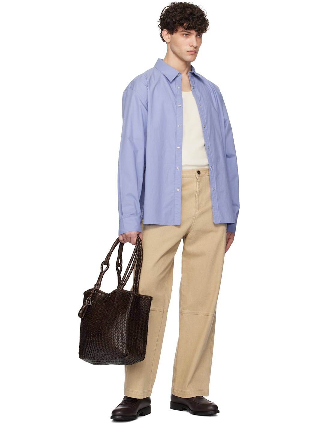 Tan Washed Side Pocket Jeans - 4