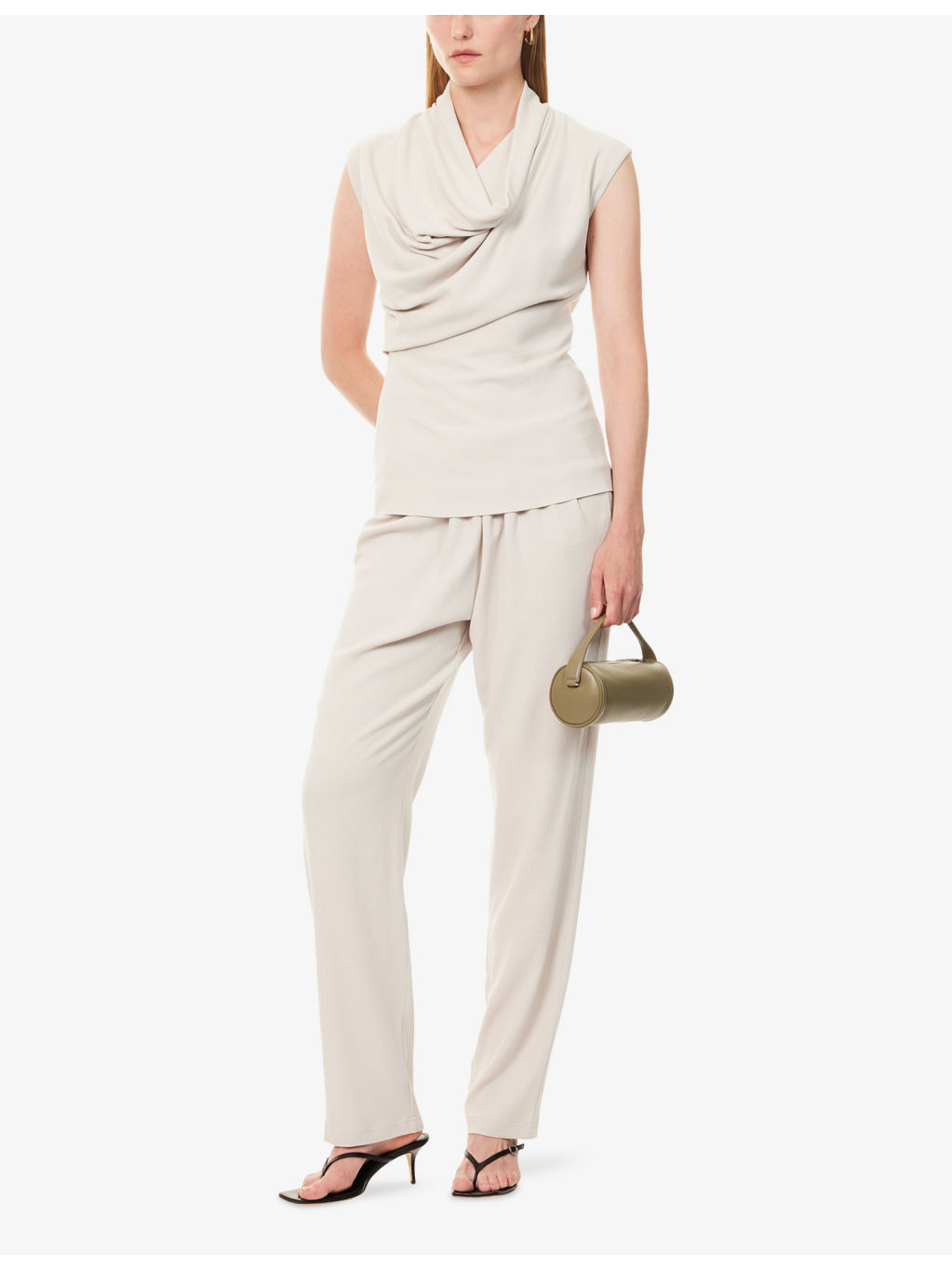 Nuala Sleeveless Stretch-Wool Top - 2