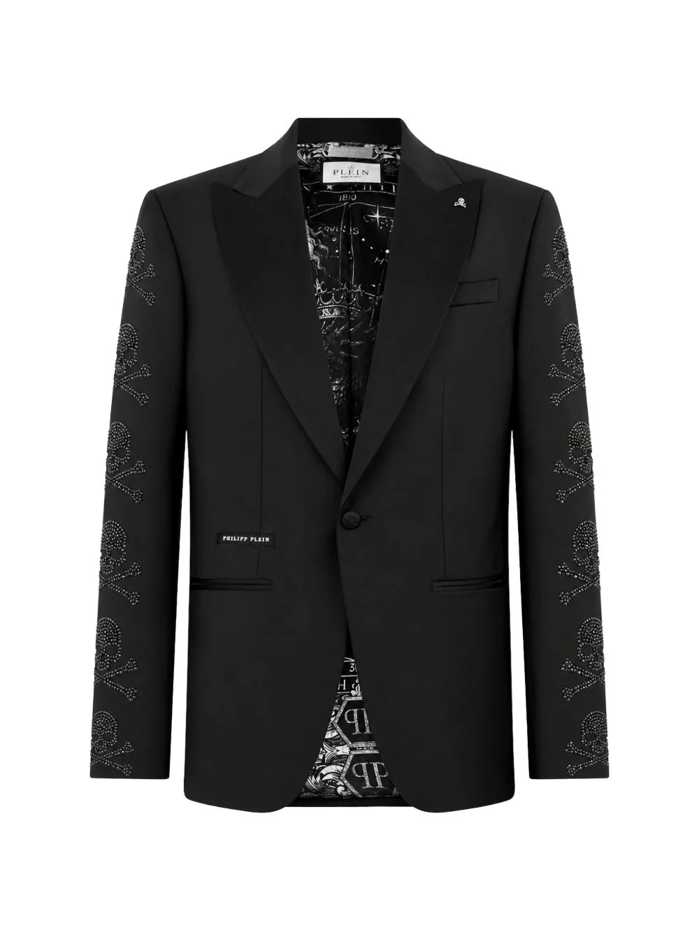 regular-fit skulls jet stones blazer - 1