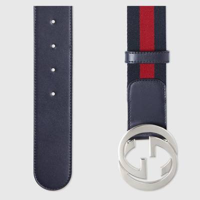 GUCCI Web belt with G buckle outlook