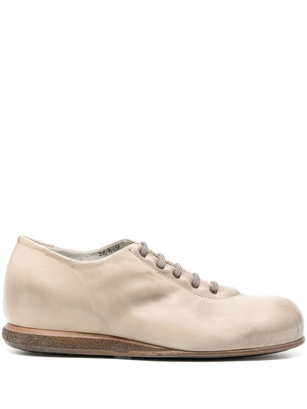 lace-up calf leather shoes - 1