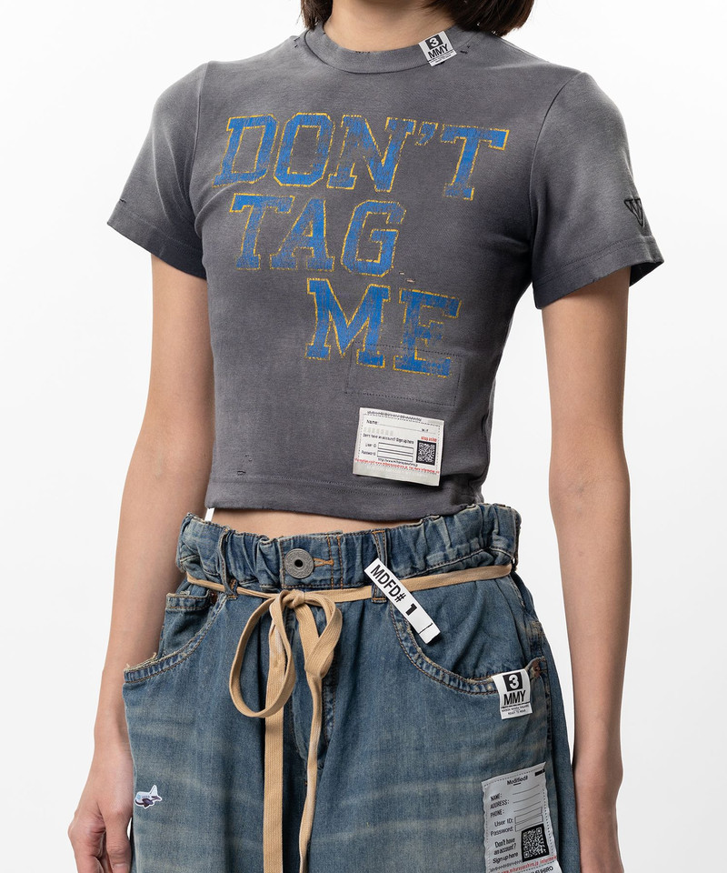Don't Tag Me Printed Mini T-shirt 8