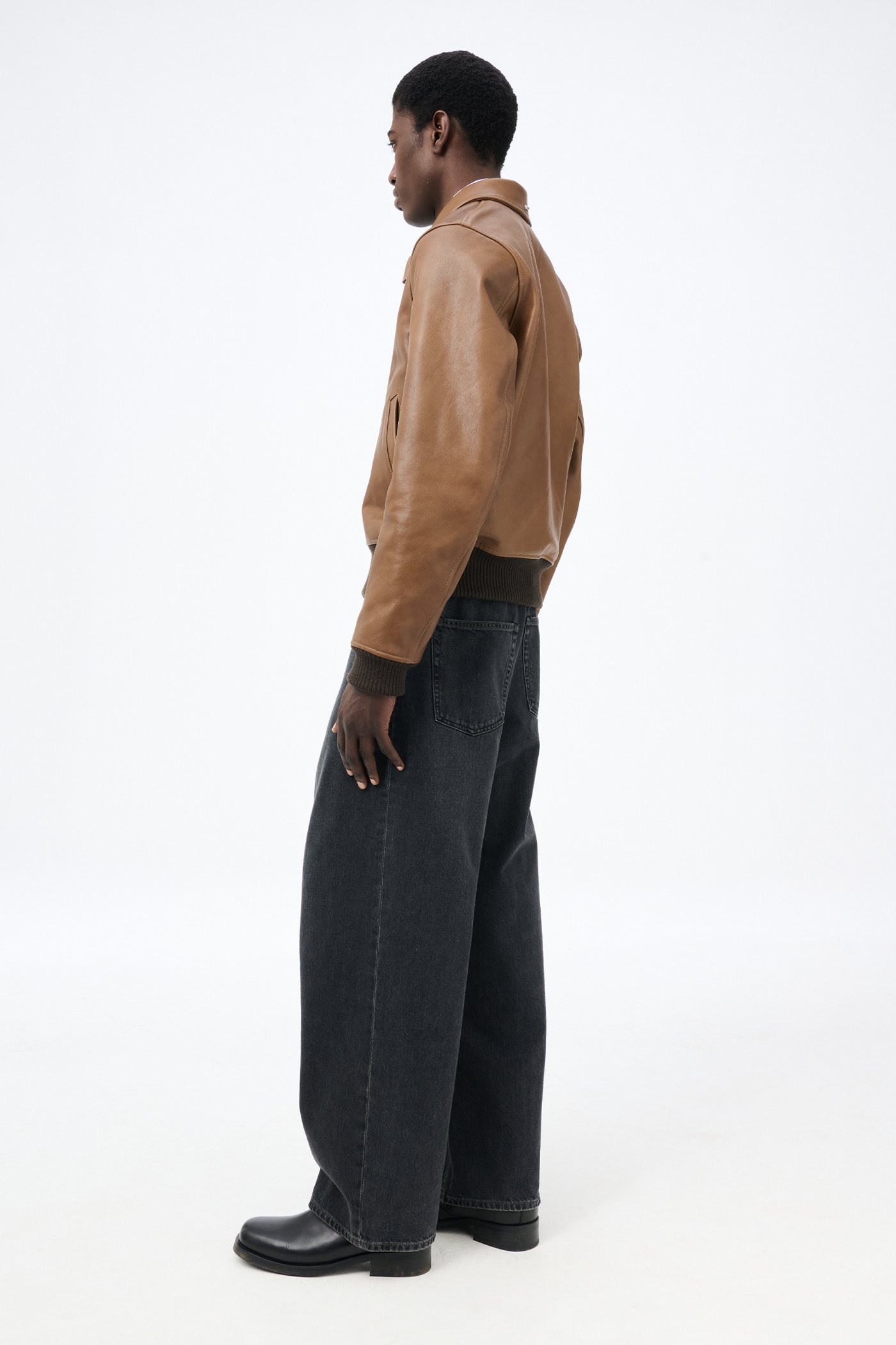 Pharos Bomber Smoky Quartz Goat Skin - 5