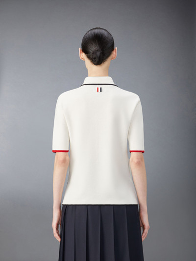 Thom Browne Wool Zip up Polo outlook