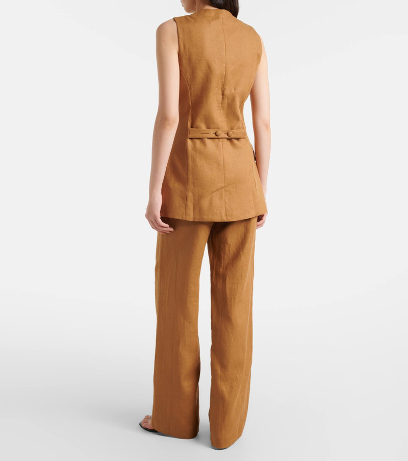 Ilride linen wide-leg pants 3