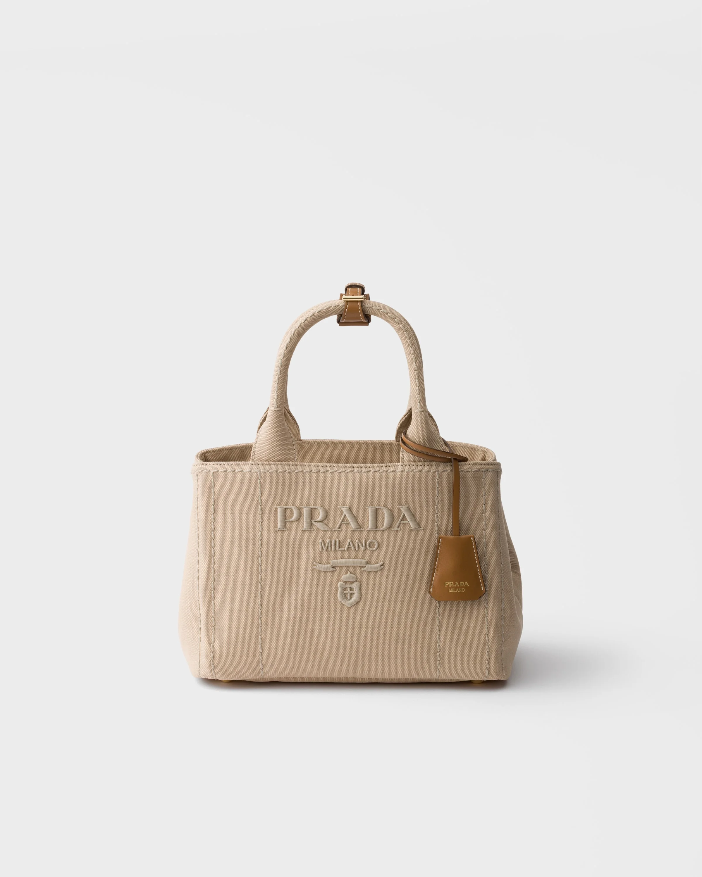 Prada Jardinière small cotton canvas bag - 1