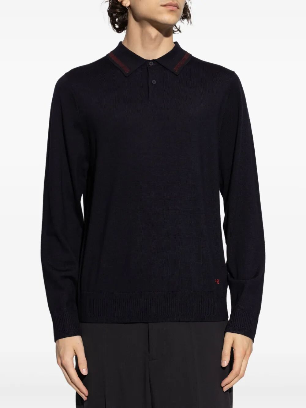 Paul Smith Men Mens Sweater Ls Polo - 3
