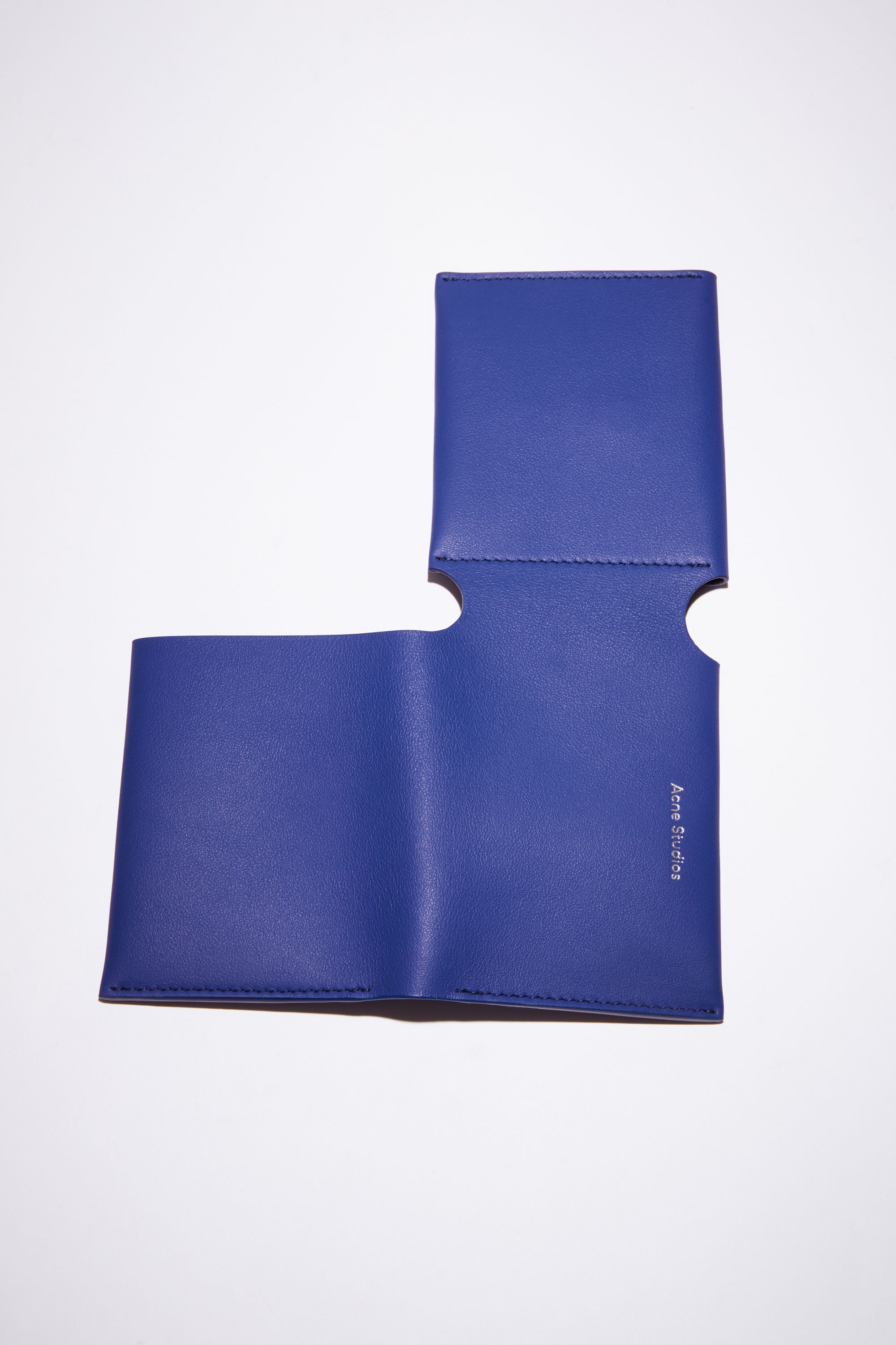 FOLDED CARD HOLDER - Blue - 4
