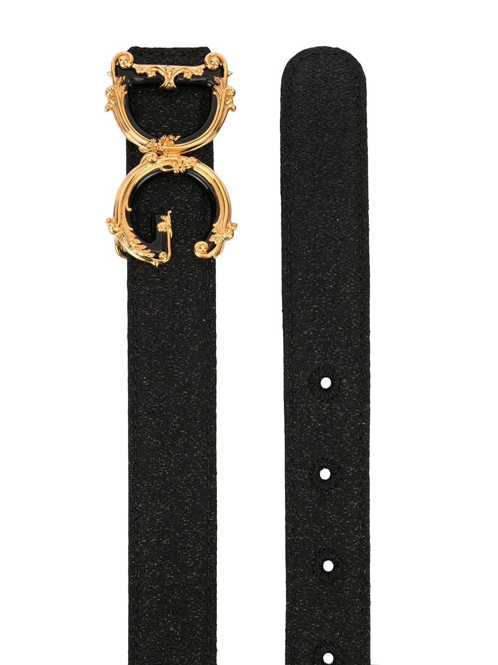 D&G baroque logo belt - 2