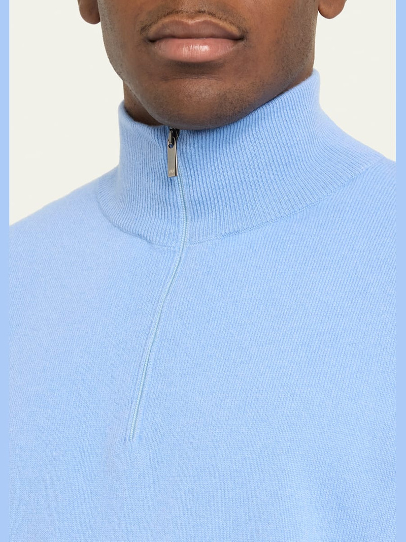 Men's Cashmere Half-Zip Sweater 5
