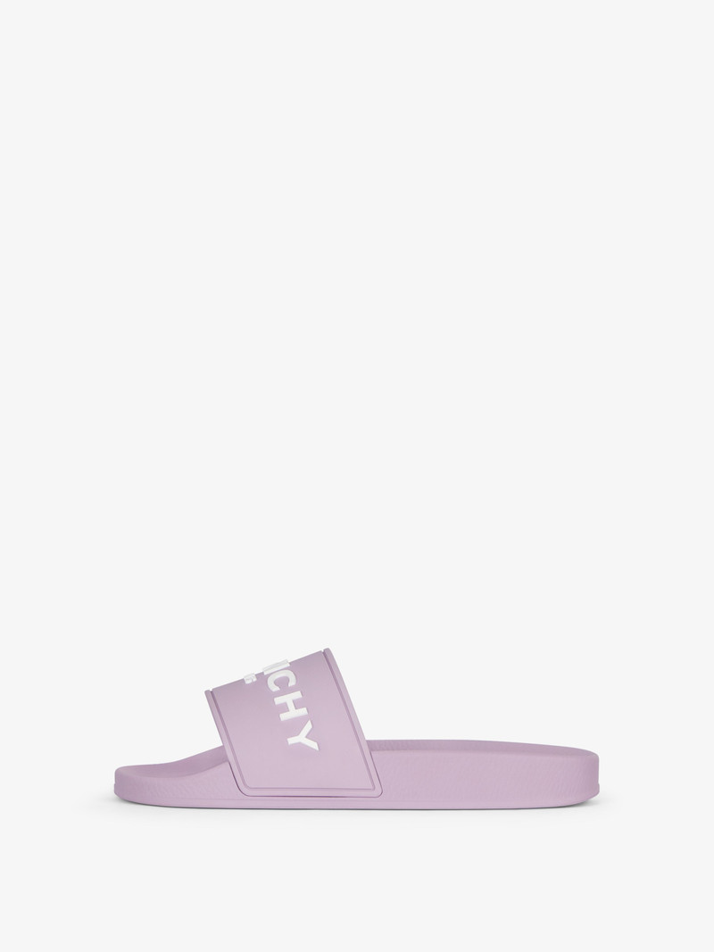 Givenchy SLIDE FLAT SANDALS IN RUBBER outlook