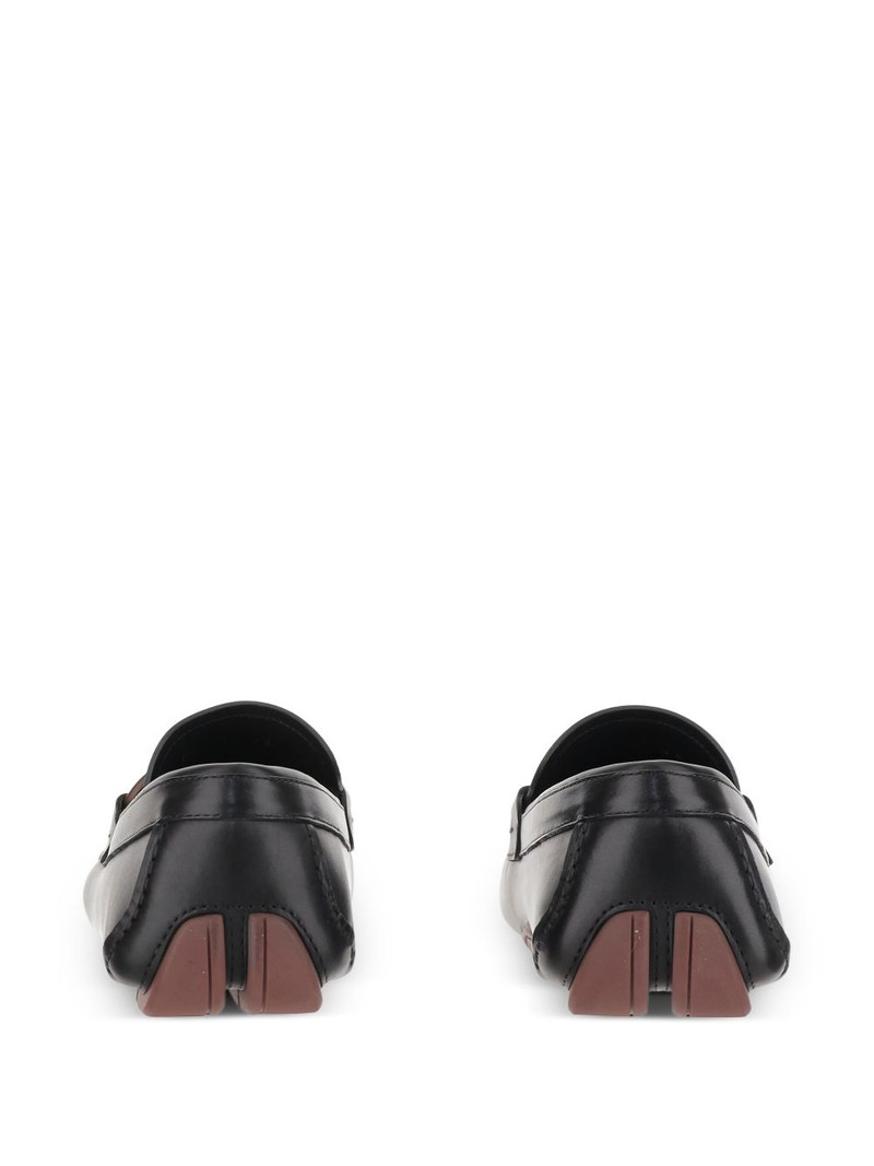 Gancini-detail leather loafers 3