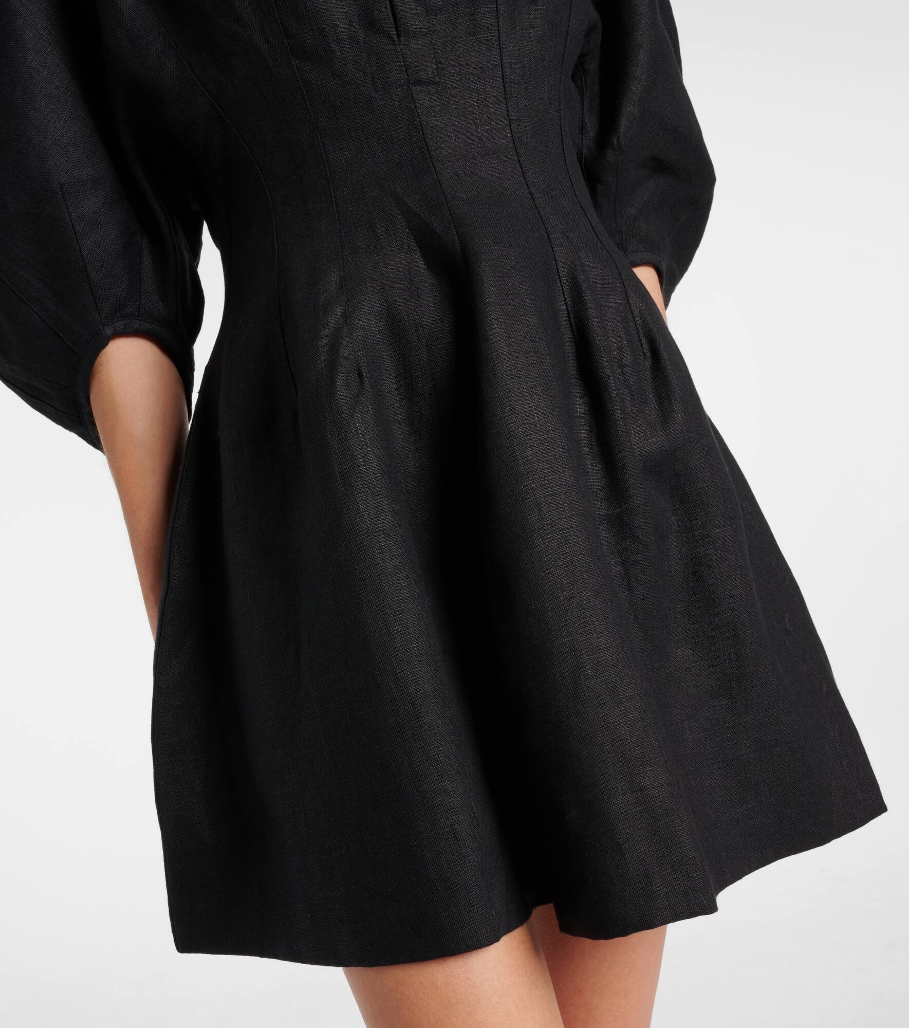 Soleil linen minidress - 5