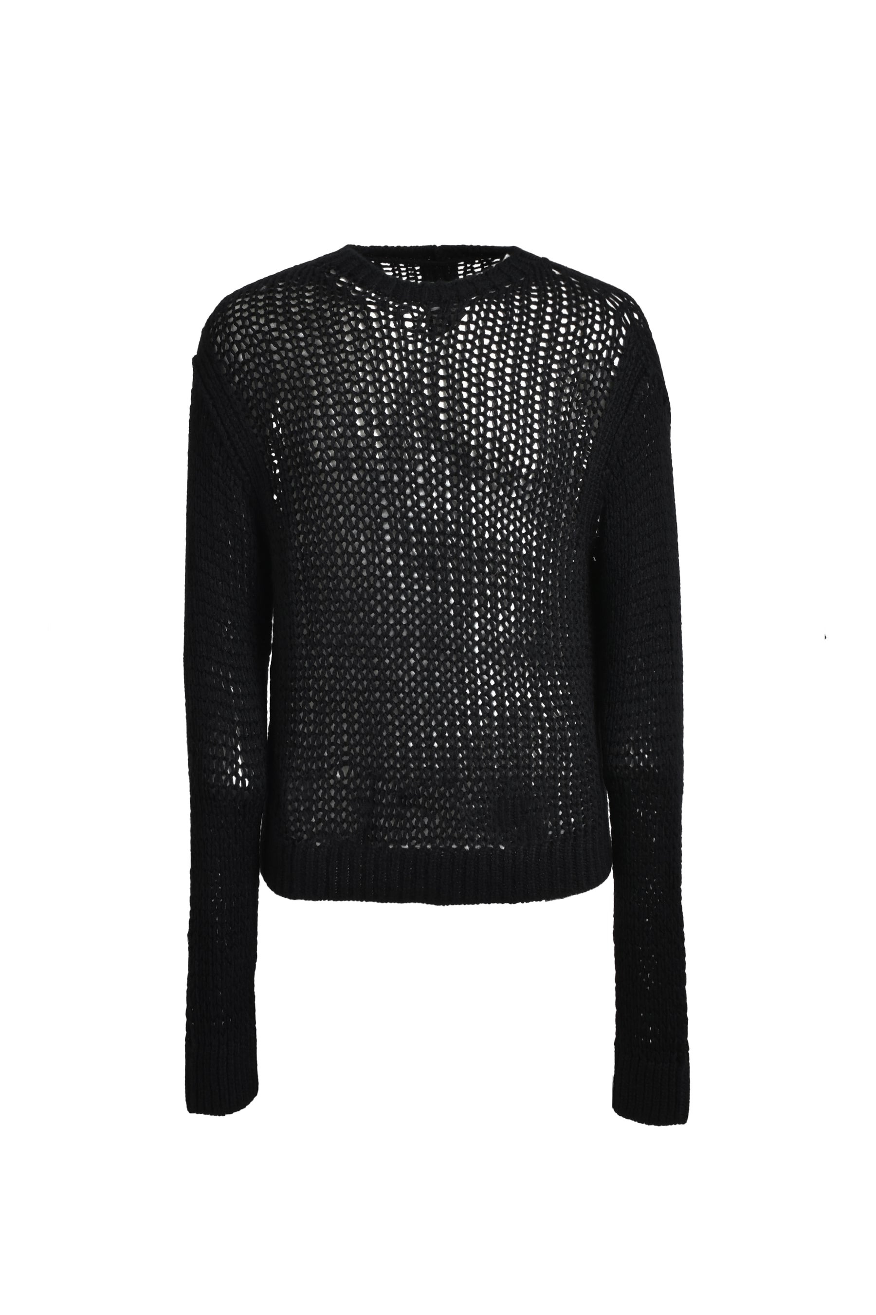 OVERSIZED LS ROUND NECK / BLK - 4