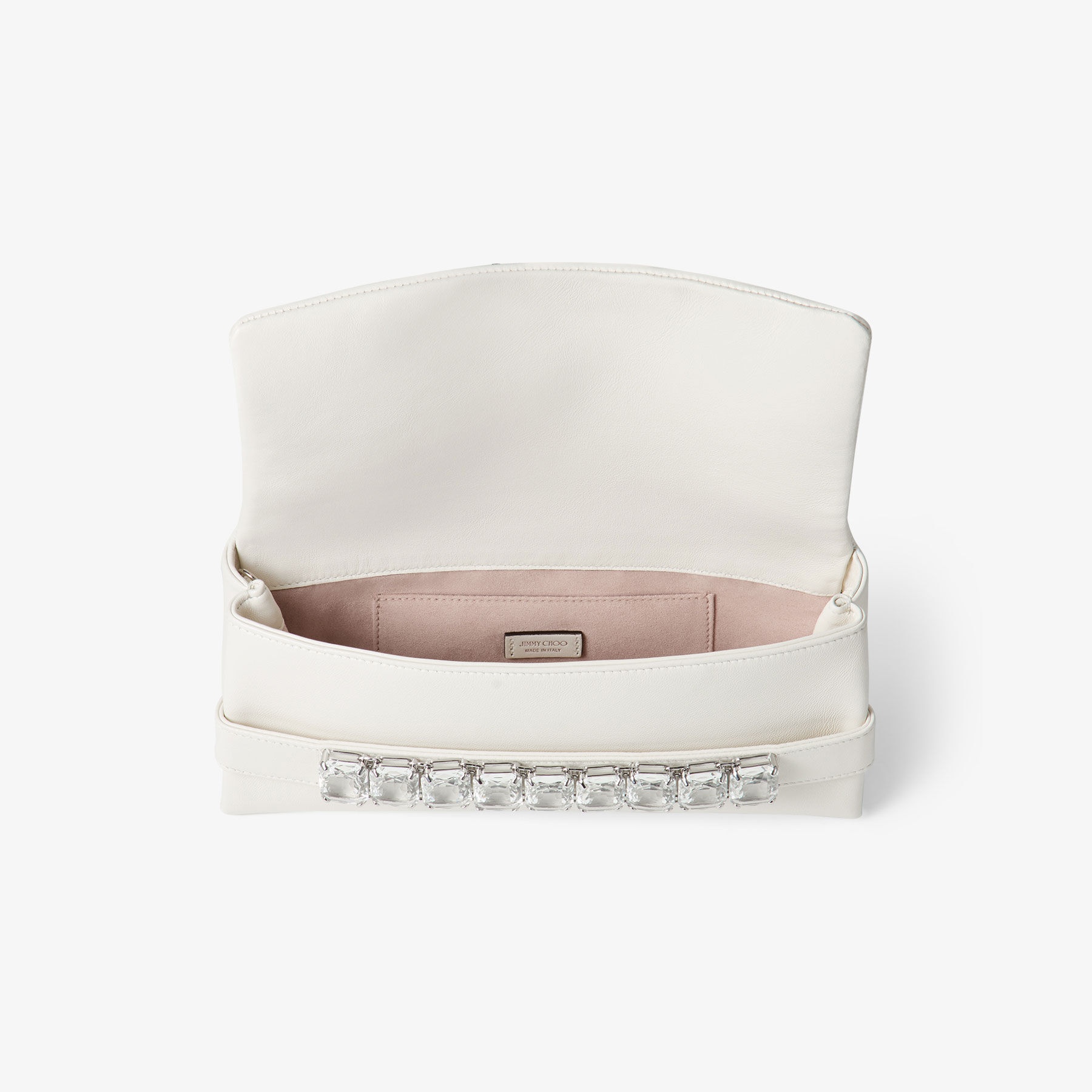 Kya
Latte Nappa Leather Clutch Bag - 4