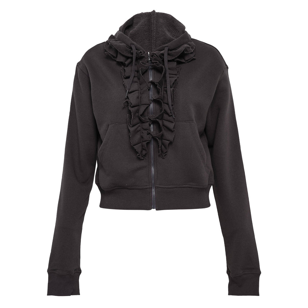 Ruffle Hoodie - 1