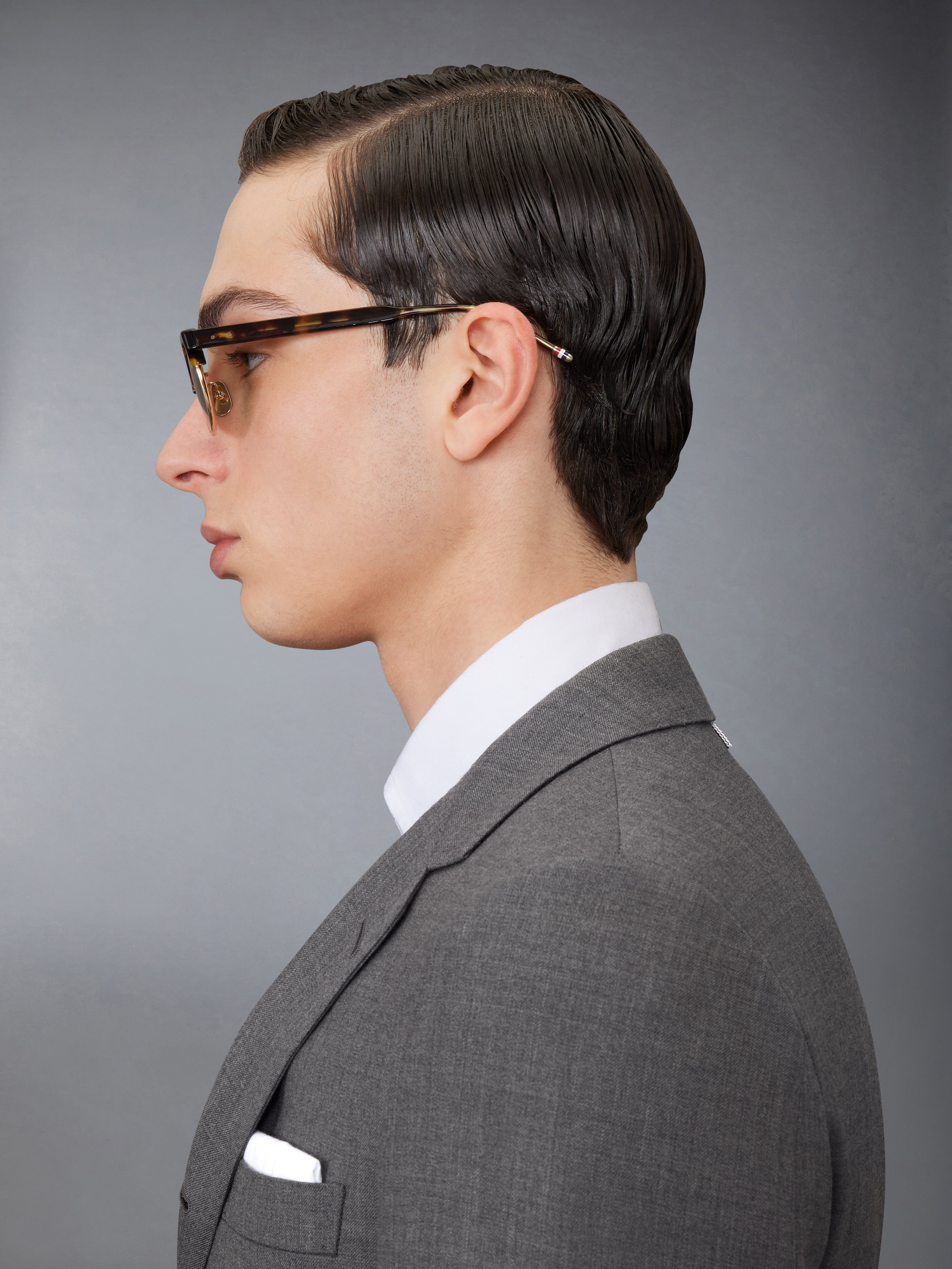 Tortoise Acetate And Titanium Oval Sunglasses - 5
